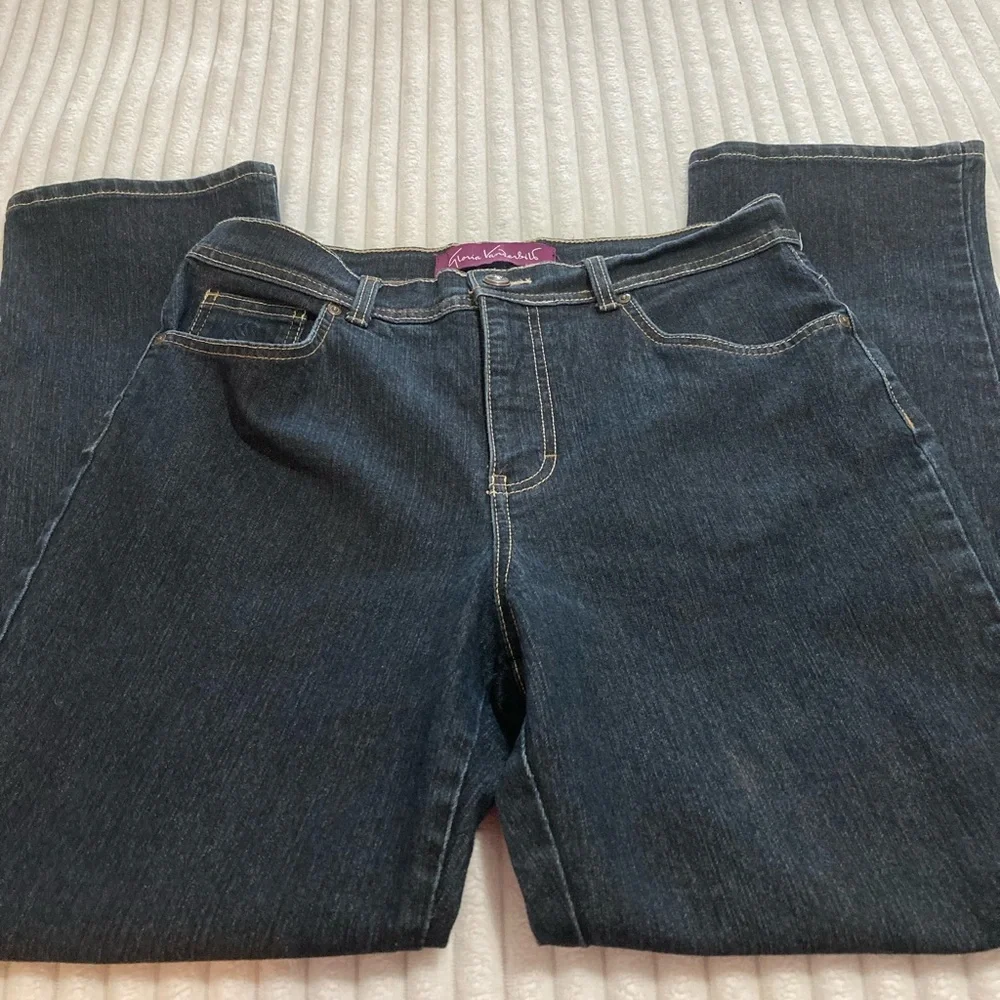 Gloria Vanderbilt Indigo Denim Jeans - Picture 2 of 7
